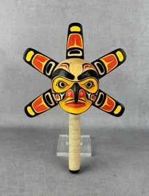 Northwest Coast Haida Indian Style Rattle