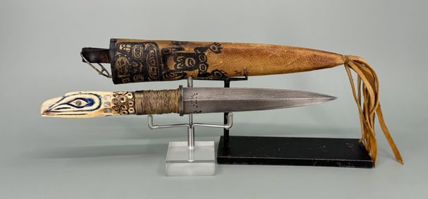 Haida Style Ron Frazier Custom Made Dagger