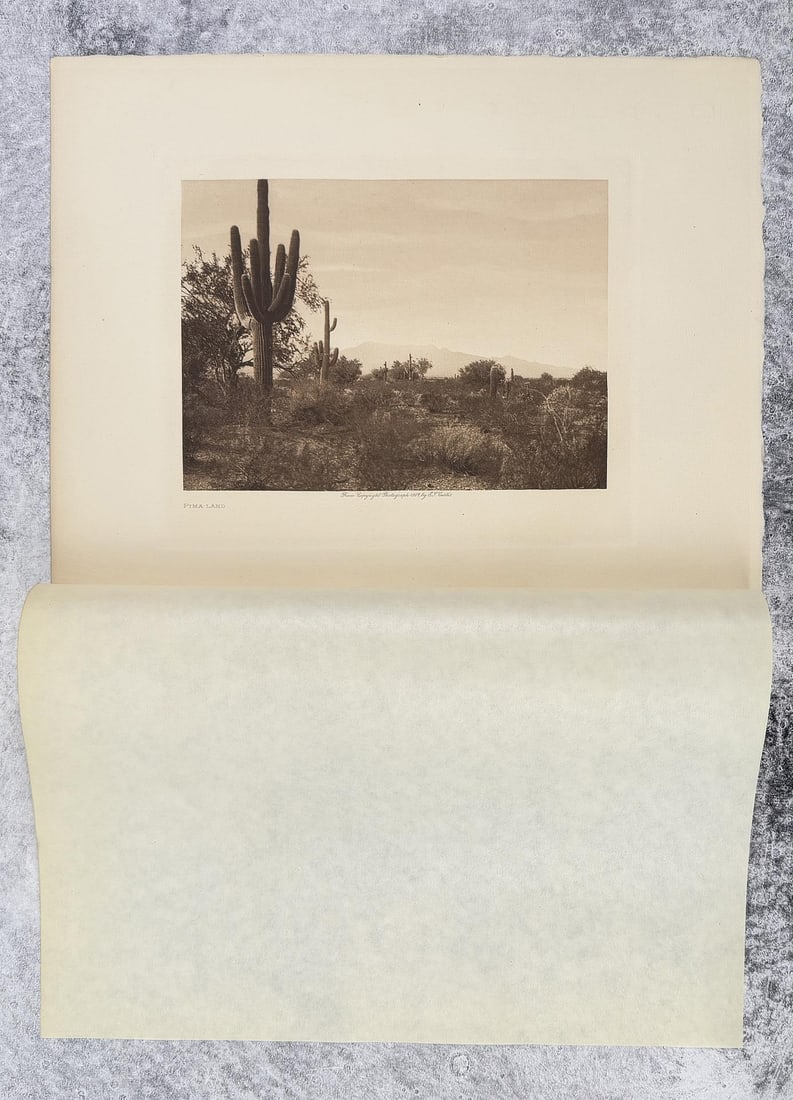 Edward Curtis Photogravure Pima Land (1 of 4)