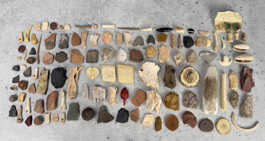 Collection of Native American Artifacts Crafts