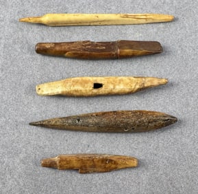 Ancient Thule Inuit Alaskan Eskimo Harpoon Points