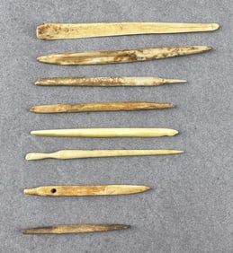 Ancient Thule Inuit Alaskan Eskimo Awls