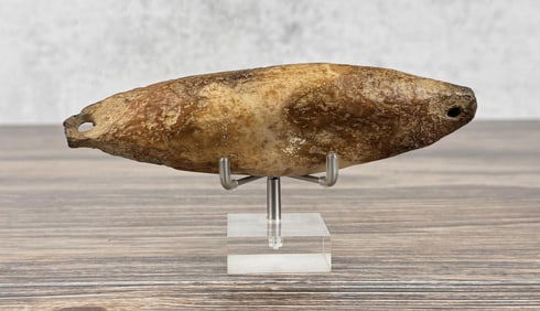 Ancient Thule Inuit Alaskan Eskimo Net Weight