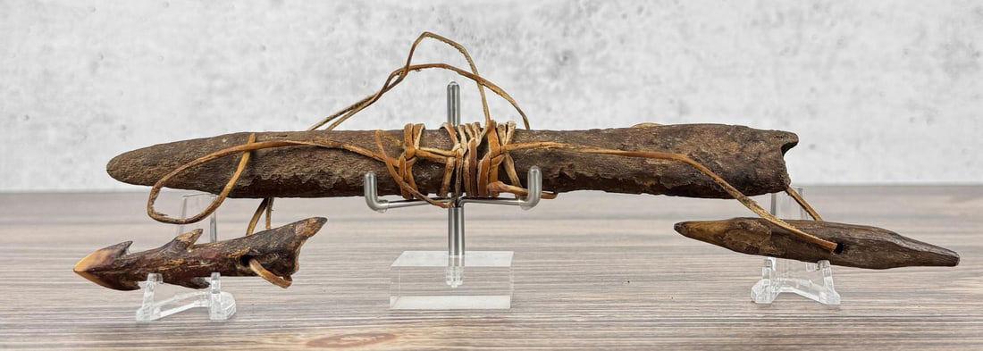Ancient Thule Inuit Alaskan Eskimo Child Harpoon (1 of 5)