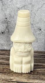 Alaskan Inuit Eskimo Shaman Carving