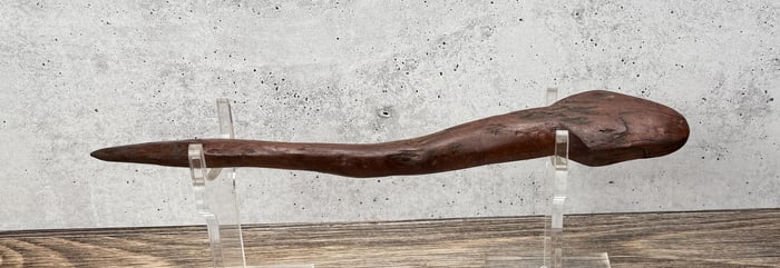 Native American Indian Snake Effigy Club