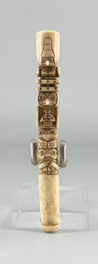 Alaskan Inuit Eskimo Carved Cigarette Stem (1 of 3)