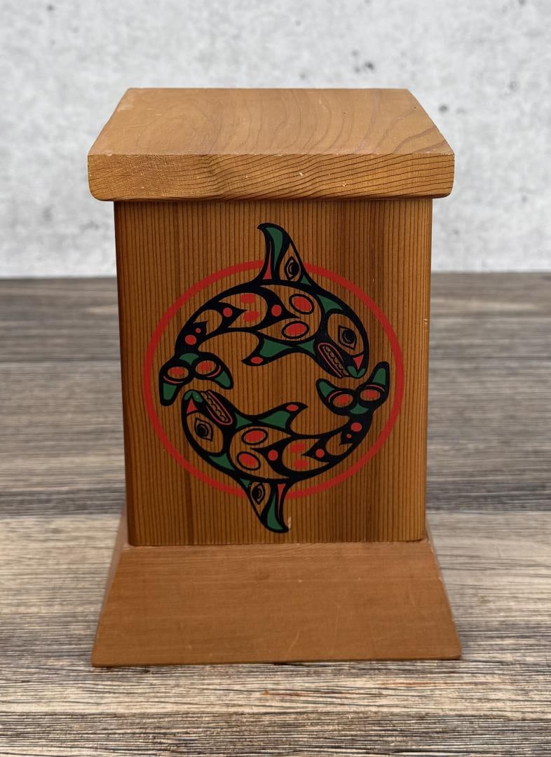Haida Northwest Coast Indian Bentwood Box (1 of 6)
