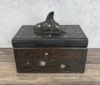 Jacob Joe Haida Northwest Coast Indian Trunk