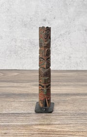 Haida Northwest Coast Indian Totem Pole
