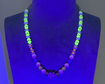 Native American Indian Trade Beads Uranium