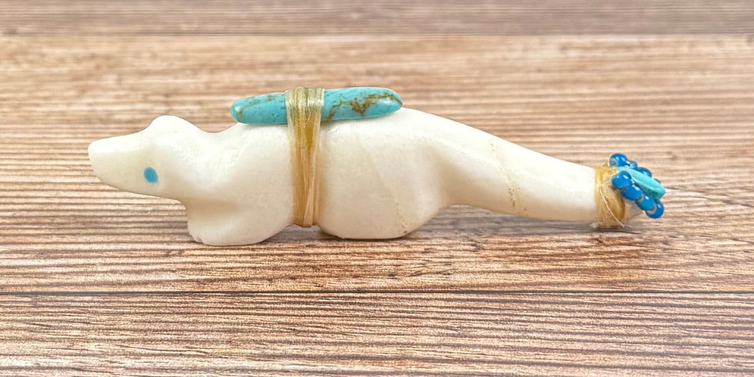 Herb Halate Zuni Wolf Fetish (1 of 6)