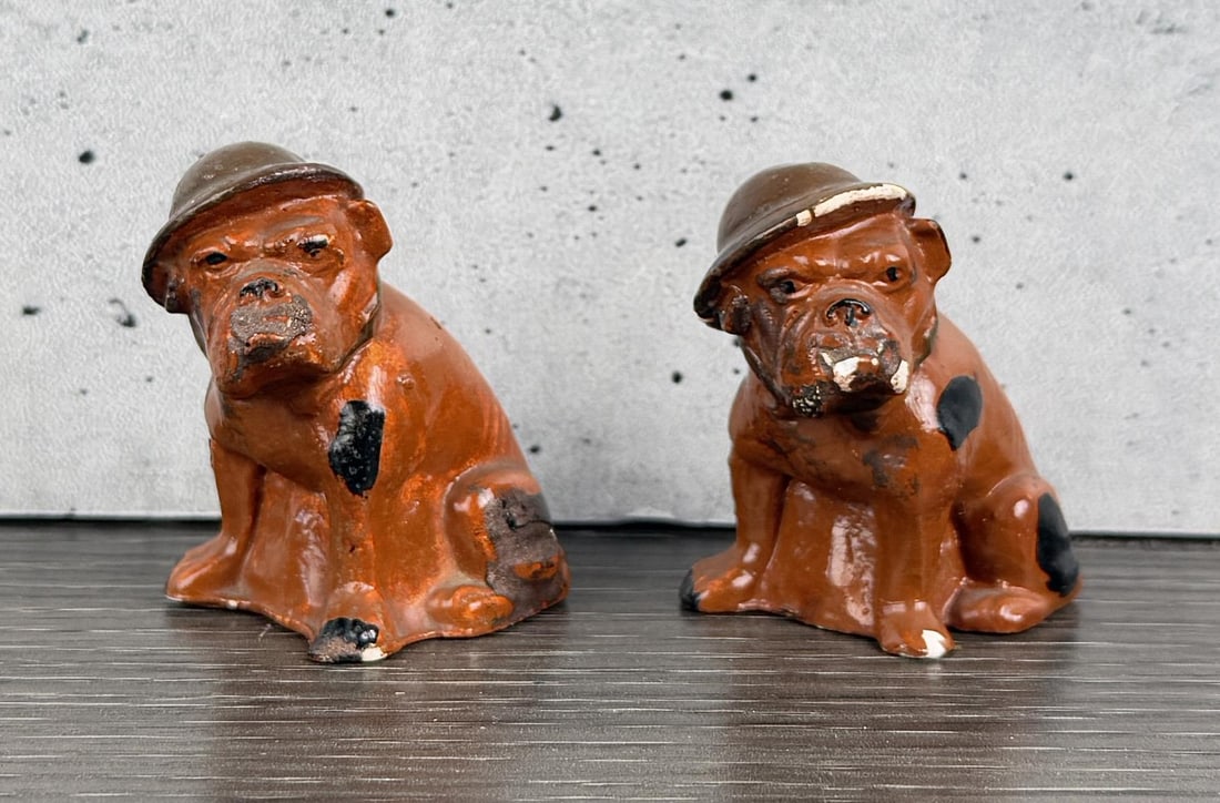Large Chalkware Bull Dog