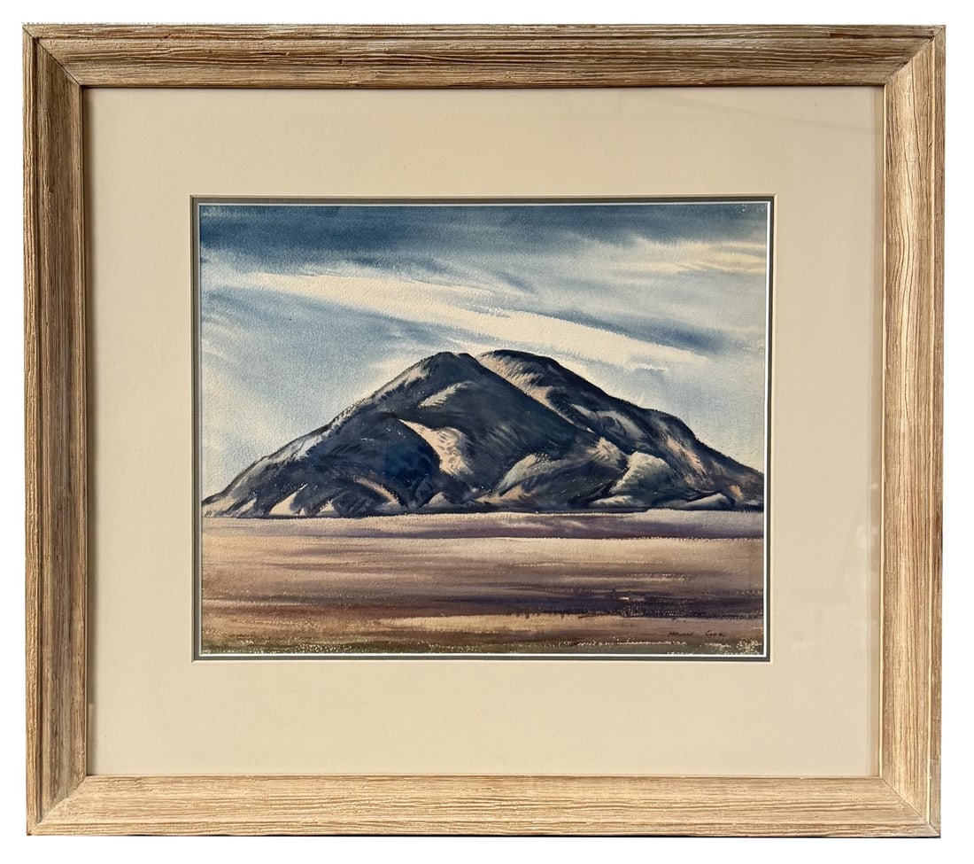 Howard Norton Cook Taos Mountains Painting (1 of 7)