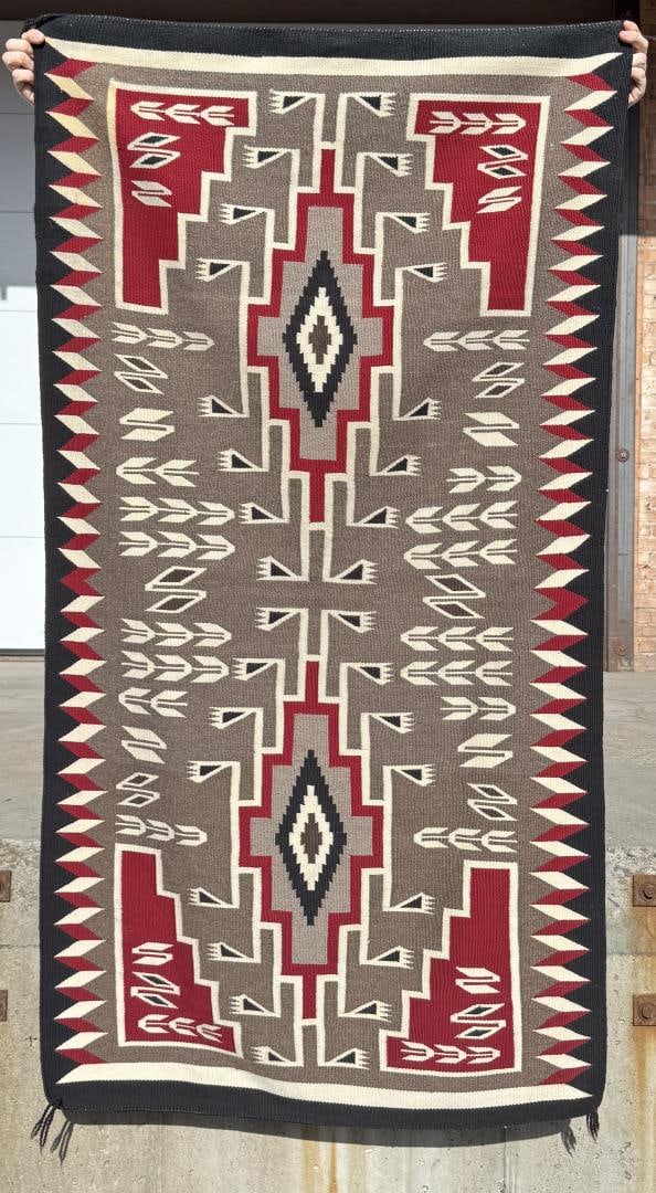 Navajo Indian Klagetoh Blanket Rug (1 of 8)