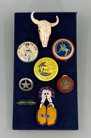 Vintage Western Buttons and Pins