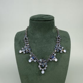 Rhinestone Costume Jewelry Necklace