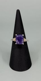 Sterling Silver Sugilite Ring