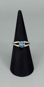 Navajo Sterling Silver Turquoise Ring