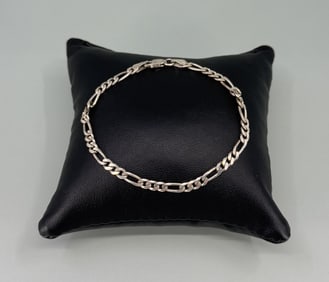 Sterling Silver Figaro Bracelet