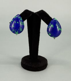 Azurite Malachite Earrings