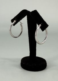 Sterling Silver Hoop Earrings