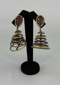 Taxco Mexico Sterling Silver Earrings