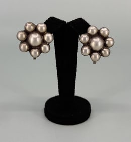 Taxco Mexico Sterling Silver Earrings