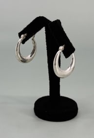 Sterling Silver Hoop Earrings