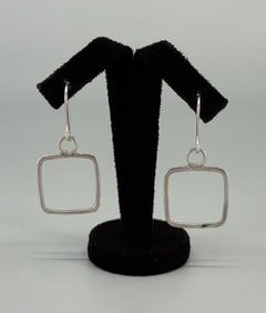 Katherine Pino Navajo Sterling Silver Earrings