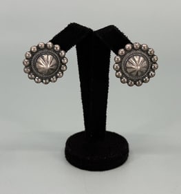 Navajo Sterling Silver Earrings