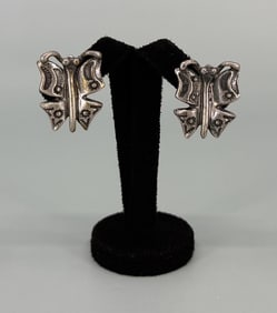 Sterling Silver Butterfly Earrings