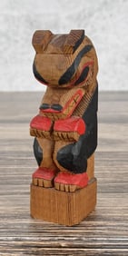 Frank Natkong Alaskan Inuit Totem Pole