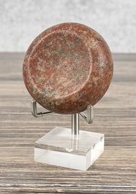 Native American Indian Granite Discoidal