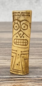 Carved Bone Amulet
