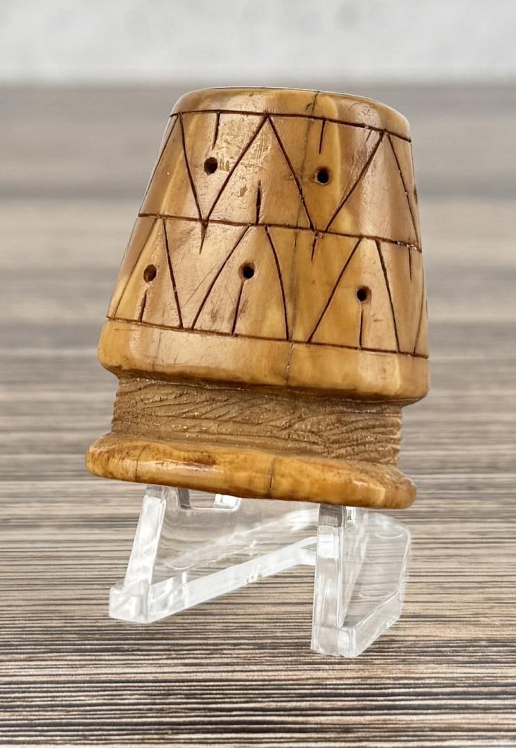 Ancient Thule Inuit Alaskan Eskimo Oil Sack Plug (1 of 5)