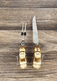 Alaskan Inuit Eskimo Billiken Carving Set