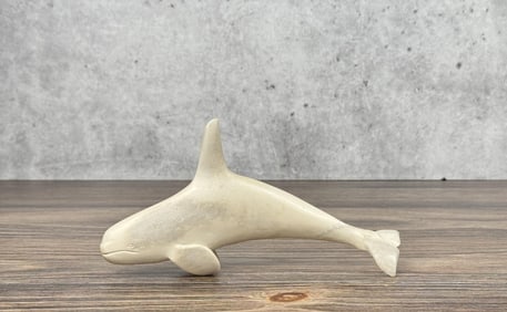 Alaskan Inuit Eskimo Carved Killer Whale