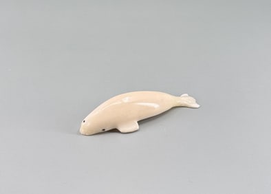 Alaskan Inuit Eskimo Whale Carving