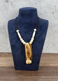 Brian Kulik Alaskan Inuit Eskimo Whale Necklace