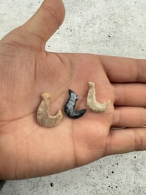 Ancient Thule Inuit Alaskan Eskimo Fishing Hooks