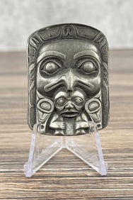 Haida Northwest Coast Indian Pewter Pendant