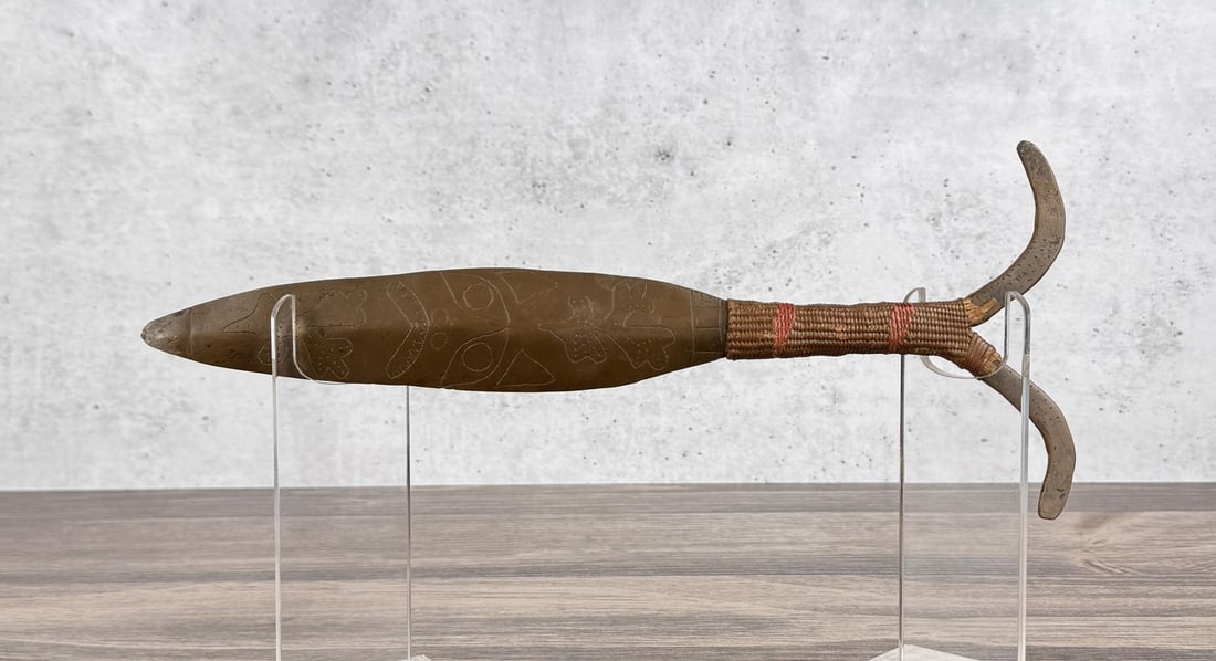 Haida Northwest Coast Indian Copper Dagger (1 of 4)