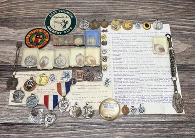 Collection of Pennsylvania State Archery Medals