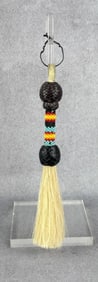 Blackfoot Indian Montana Beaded Keychain