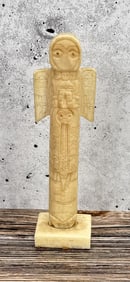Alaskan Inuit Eskimo Carved Totem Pole