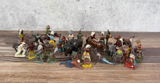 Antique Britains Native American Indians