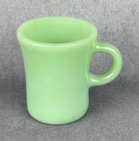 Fire King Oven Ware C Handle Jadeite Coffee Mug