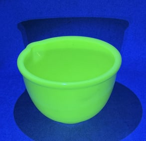 Jadeite Uranium Glass Batter Mixing Bowl