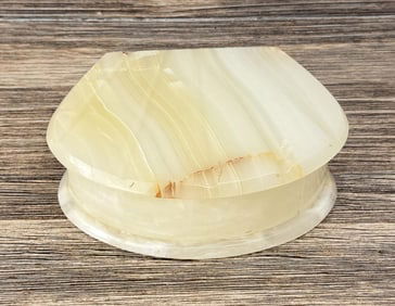 Carved Onyx Trinket Box